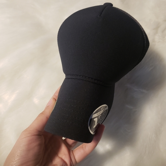 Port Authority Foam Outdoor Black Trucker Hat - Picture 6 of 8